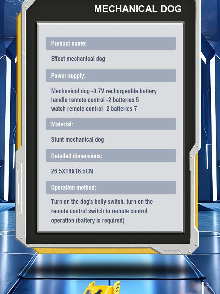 RC Mechanical Dog Robot