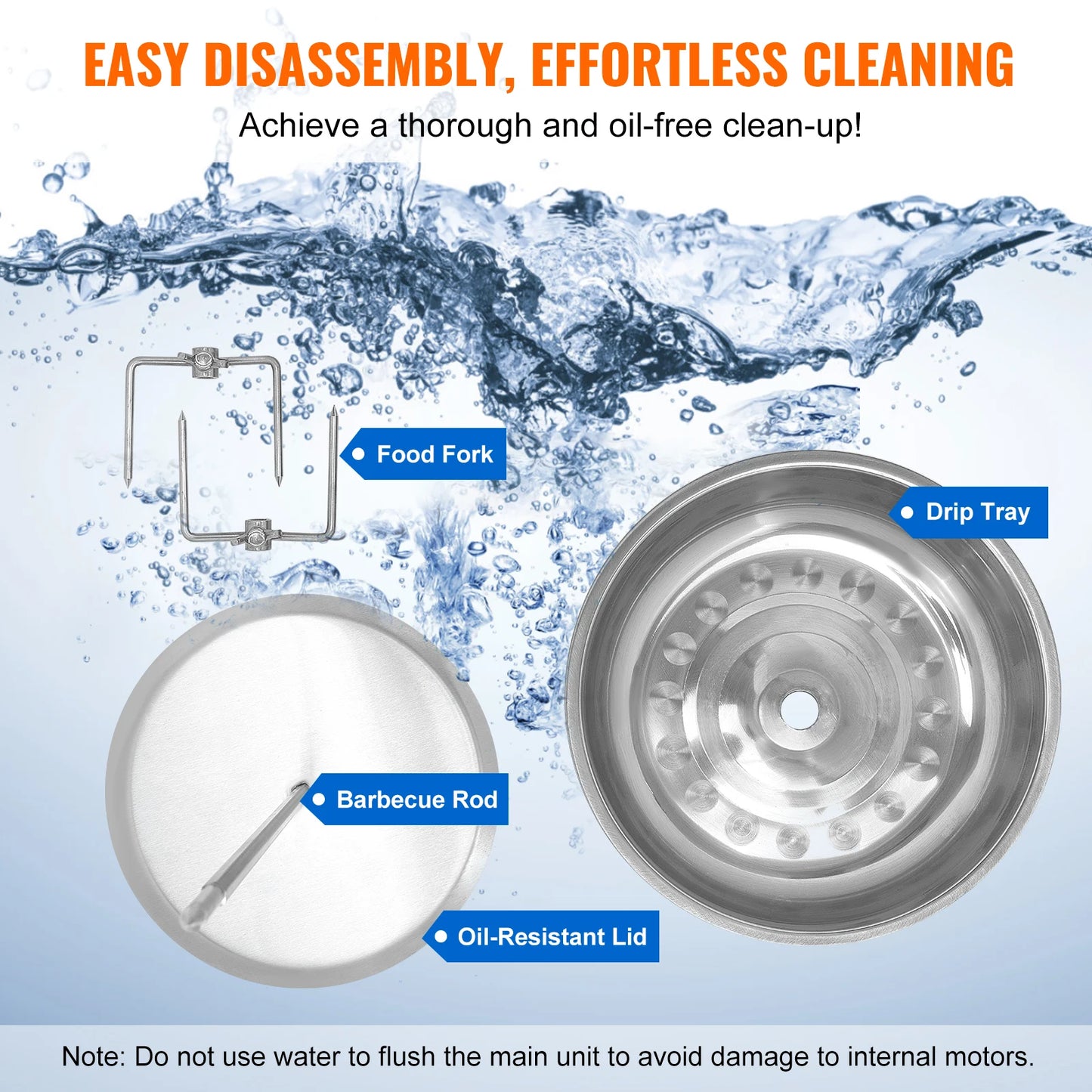 SucceBuy Shawarma Grill Machine 13lbs Electric Vertical Rotisserie with Dual Heating Control & 360° Rotational Heating