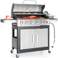 7-Burner Propane Gas Grill Stainless Steel Outdoor Backyard Patio Cooking Grill