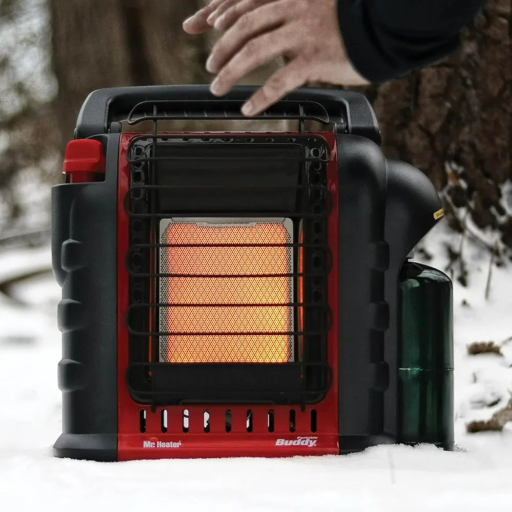 9,000 BTU Portable Buddy Radiant Propane Heater – Outdoor-Safe Heat for Campsites, Patios & More