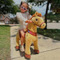 PonyCycle Ride-On Horse Toy – Plush, No Battery, Kid-Powered Pony Ride for Ages 3–4