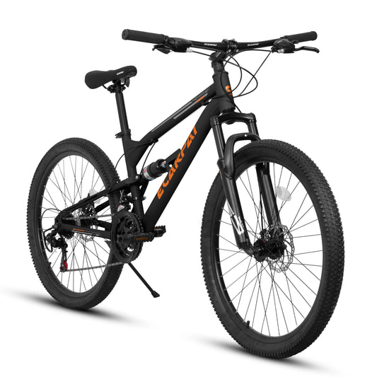 Ecarpat 26” Mountain Bike 21-Speed Dual Suspension MTB with Disc Brakes
