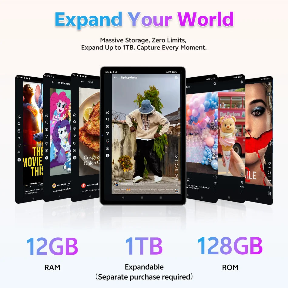 SVITOO P11 11-Inch Android 15 Tablet – 12GB RAM + 128GB Storage, Octa-Core T606, 8000mAh Battery