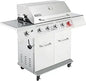 GA5404H 5-Burner Propane Gas Grill with Side Burner & Warming Rack – 64,000 BTU Outdoor BBQ Grill