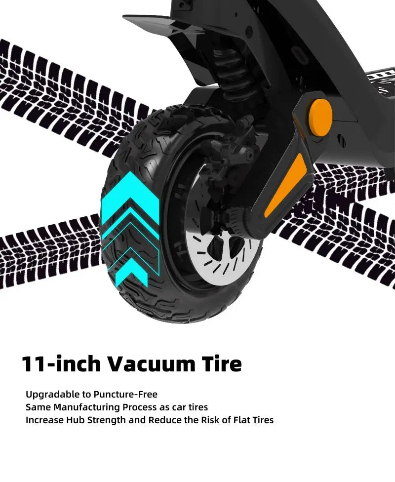 DT06 Dual Motor Electric Scooter – 2400W Power, 70KM/H Speed, 70KM Range, Hydraulic Suspension, Foldable Off-Road E-Scooter with NFC, LED Display & Turn Signals