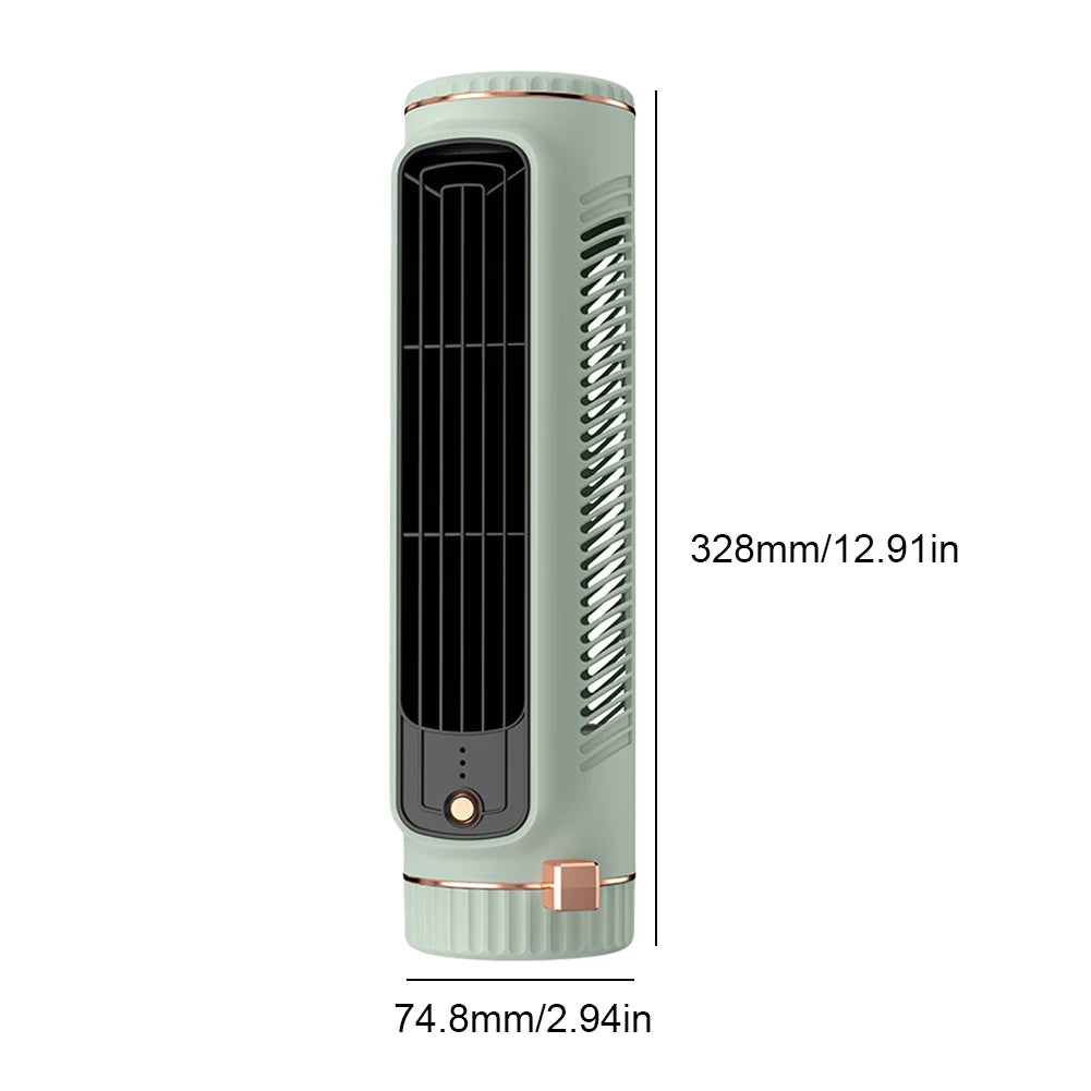 2000mAh Rechargeable Portable Tower Fan