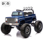 24V Off-Road Electric Ride-On Truck for Kids – Dual Motors – Big Wheels – MP3, Remote Control, LED Lights – Black