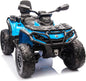 24V 2-Seater Ride-On ATV for Kids with Bluetooth, Leather Seats, 3 Speeds & Realistic Controls – Electric 4-Wheeler Toy for Ages 3+