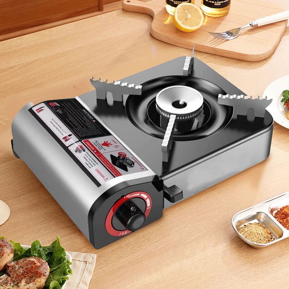 Single-Burner Butane Stove – Portable Adjustable Cassette Stove for Indoor & Outdoor Cooking