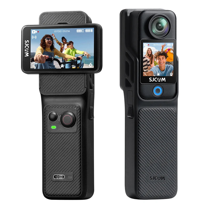 SJCAM C400 4K Pocket Camera with Stabilization & WiFi Touch Screen