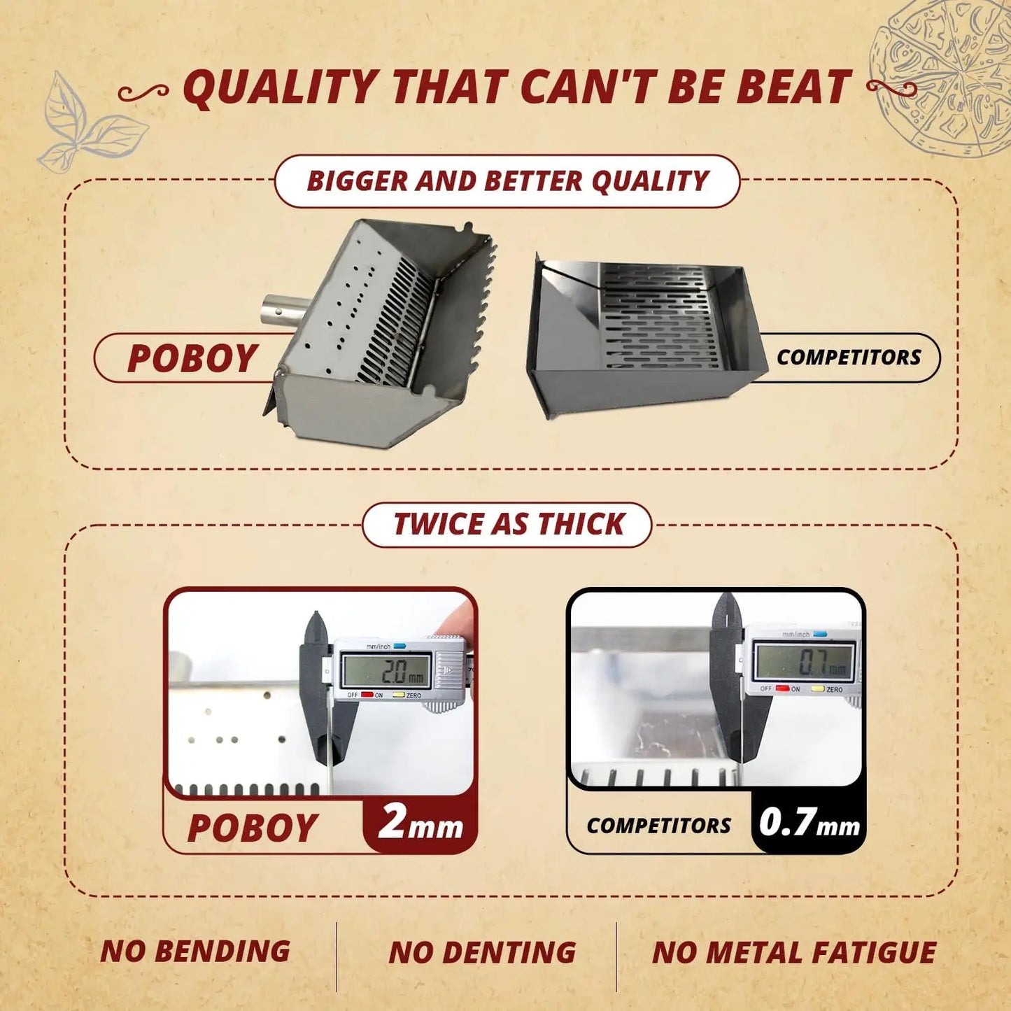 PoBoy Outdoor Pellet Pizza Oven – Portable Wood-Fired Oven with 13" Stone, Peel, Blower & Accessories