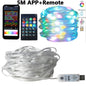 30M USB Smart RGB Christmas String Lights – Bluetooth APP Control, Waterproof Fairy Lights