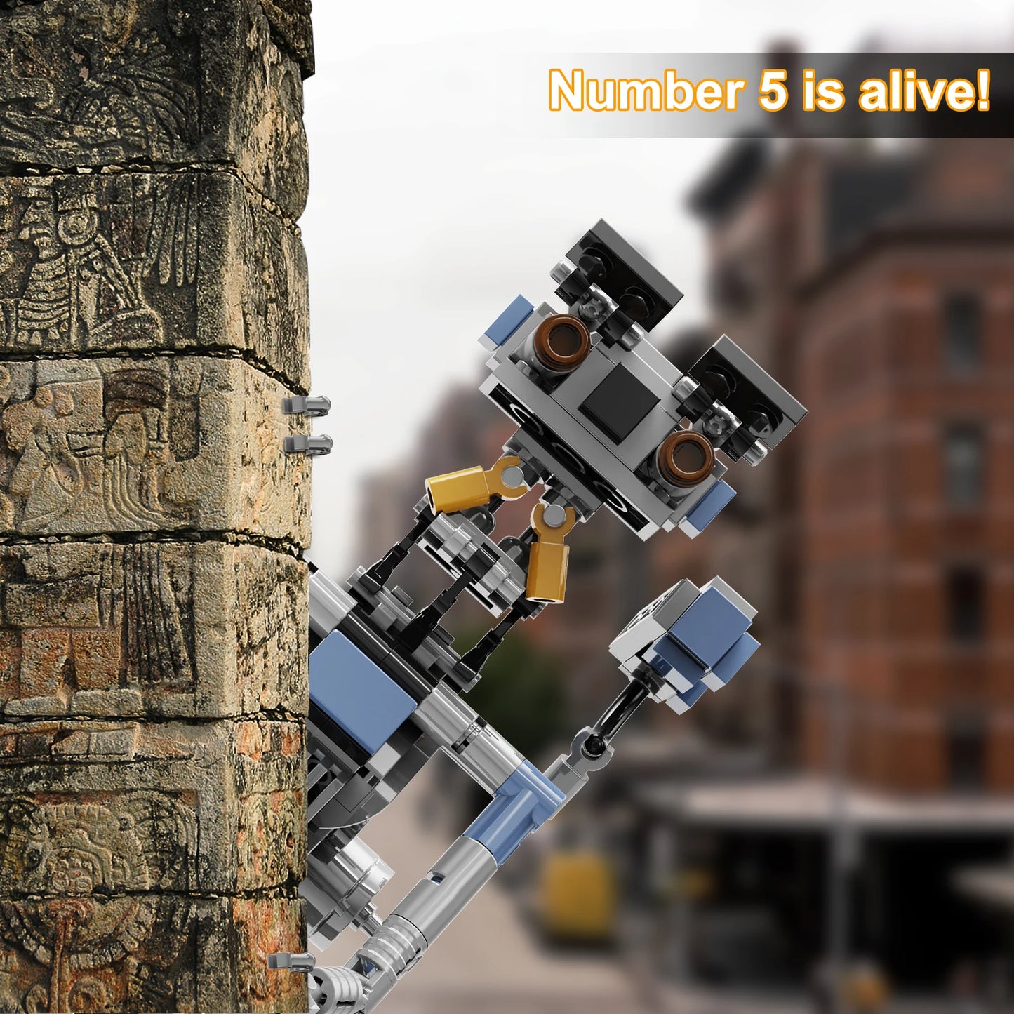 Johnny 5 Robot Building Blocks Set – 1176PCS  Perfect Gift For Kids, Collectors, and Nostalgic Fans