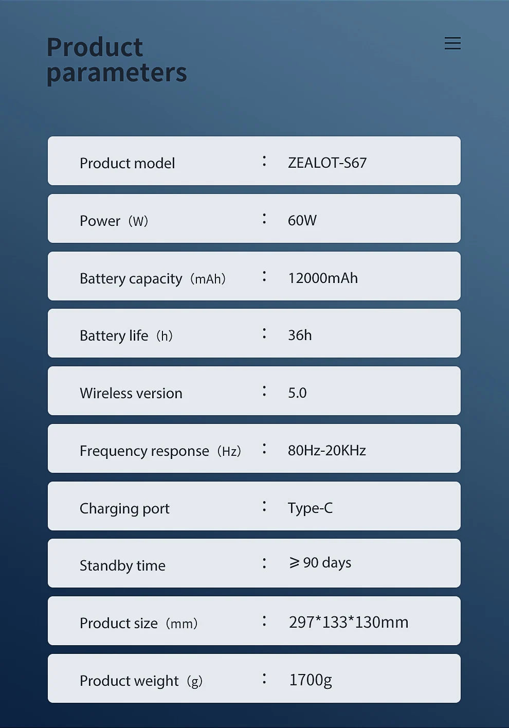 Zealot S67 Wireless Speaker with Shoulder Strap – Outdoor Waterproof Portable Speaker with Loud Stereo & Booming Bass, 40H Playtime