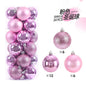 24/36 Pcs Hanging Christmas Tree Ornaments 3/4CM Balls Multiple Colors