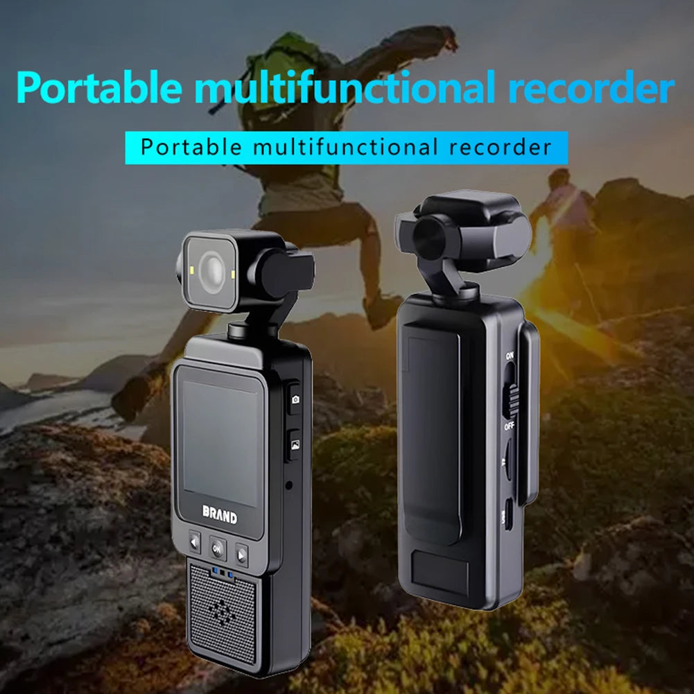 1080P WiFi Mini Body Camera with Rotating Lens & Mobile App Control