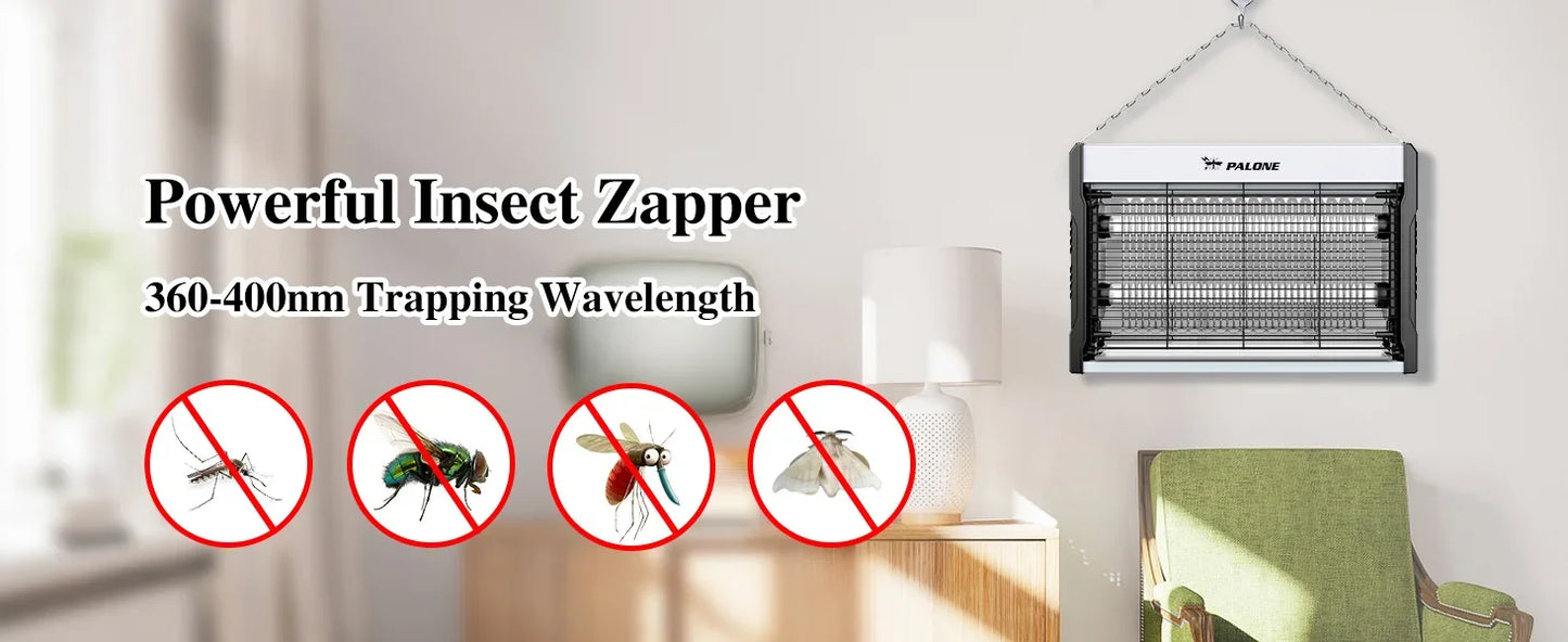 Electric Bug Zapper 3200V – Powerful Mosquito & Insect Killer