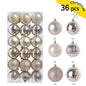 24/36 Pcs Hanging Christmas Tree Ornaments 3/4CM Balls Multiple Colors
