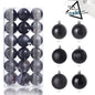 24/36 Pcs Hanging Christmas Tree Ornaments 3/4CM Balls Multiple Colors