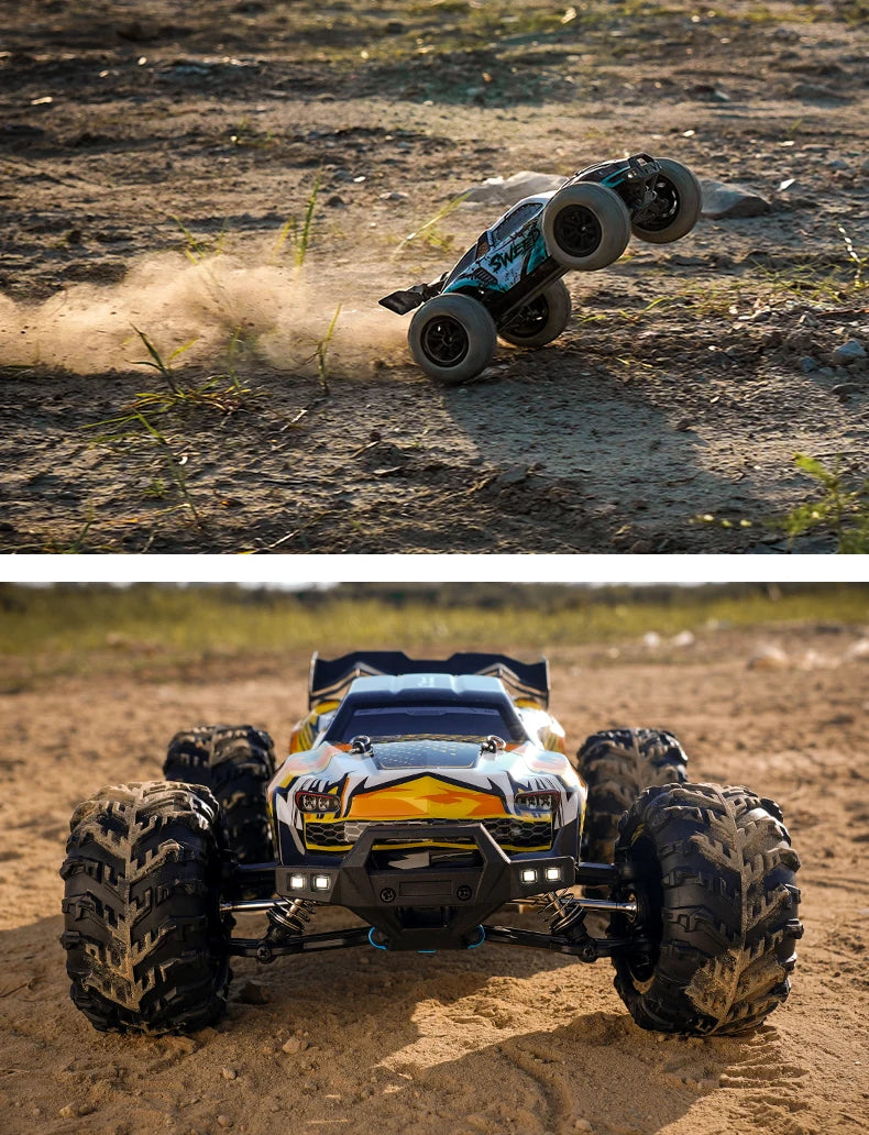 Teeggi 16101 / 16102 PRO 1:16 RC Drift Car – 70KM/H Brushless 4WD Off-Road Monster Truck with LED Lights
