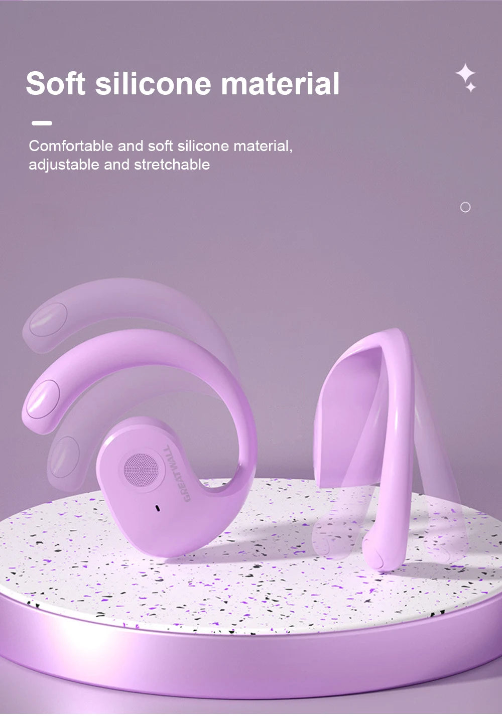 GreatWall AI Real-Time Translation Wireless Bluetooth Earphones