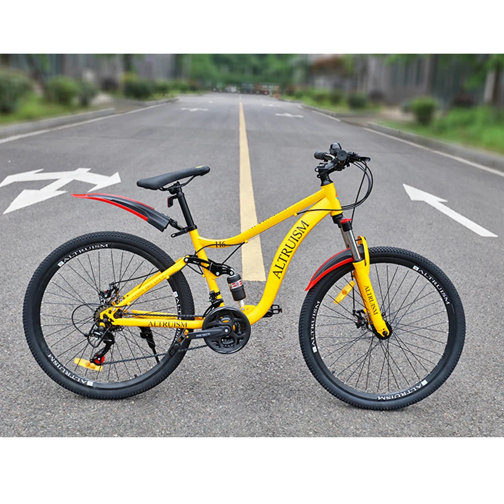 26” 21-Speed Full Suspension Mountain Bike – Durable, Smooth & Adventure-Ready