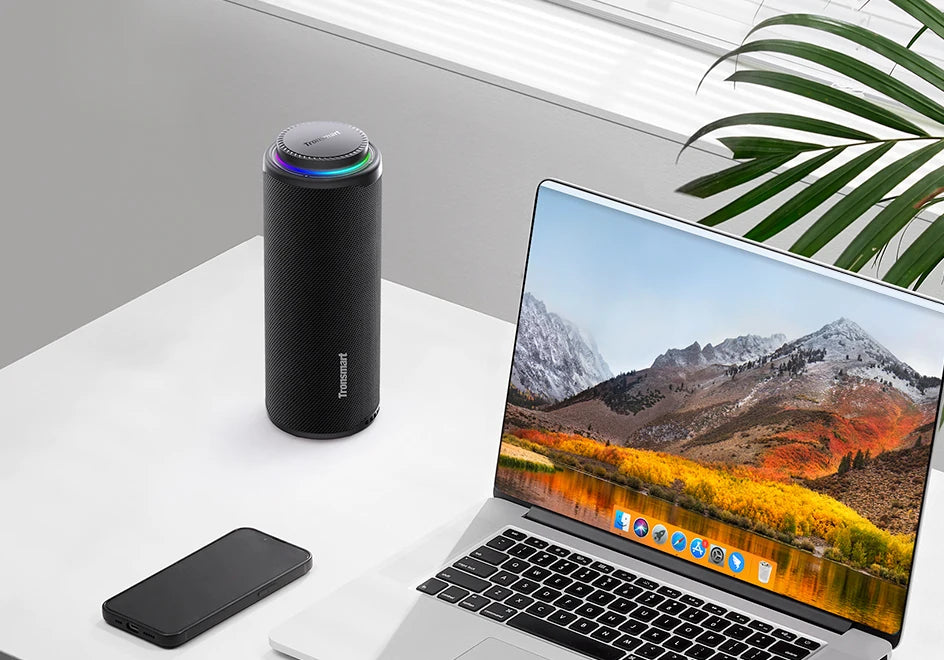 Tronsmart T8 Bluetooth Speaker – 40W Outdoor Portable Speaker with Deep Bass, 360° Sound, SoundPulse®, IPX7 Waterproof, APP Control & LED Light Modes