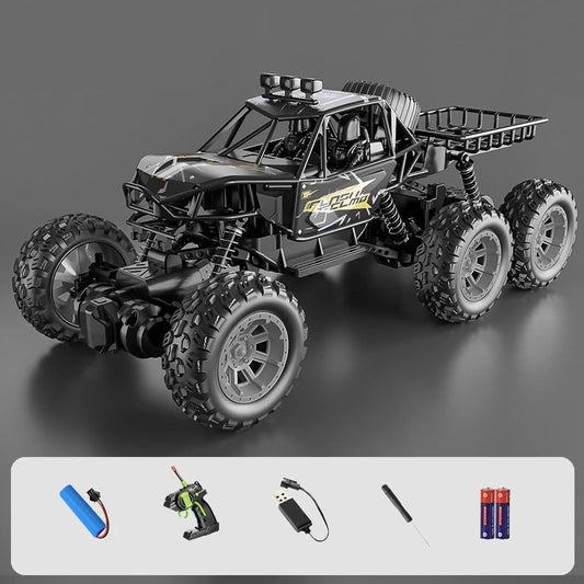 1:12 Scale 6WD RC Off-Road Rock Crawler – 38cm High-Speed Drift & Climbing Truck with 2.4GHz Remote Control
