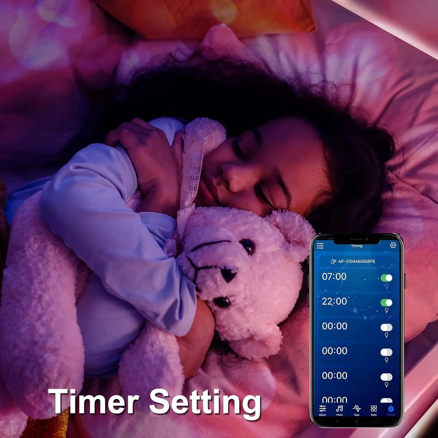 100ft led Strip Lights  Tape Lights with Remote Bluetooth Smart App 5050 RGB Color Changing Strip Lighting