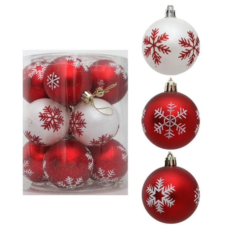 12pcs/box 6cm Christmas Tree Ball Ornaments
