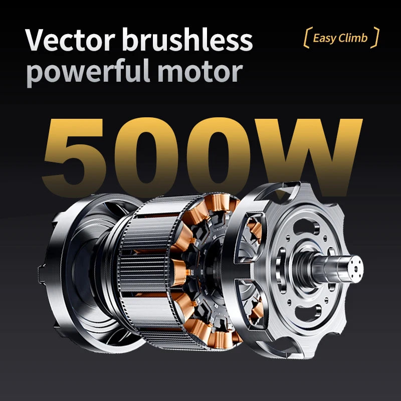 SBS/ESBSPRO 500W Electric Scooter for Adults – 48V Battery, 28-Mile Range, 14" Tires, Foldable with Seat & Rear Basket