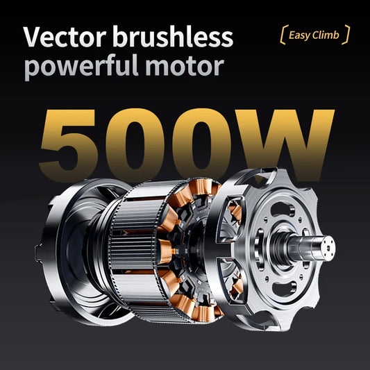 SBS/ESBSPRO 500W Electric Scooter for Adults – 48V Battery, 28-Mile Range, 14" Tires, Foldable with Seat & Rear Basket