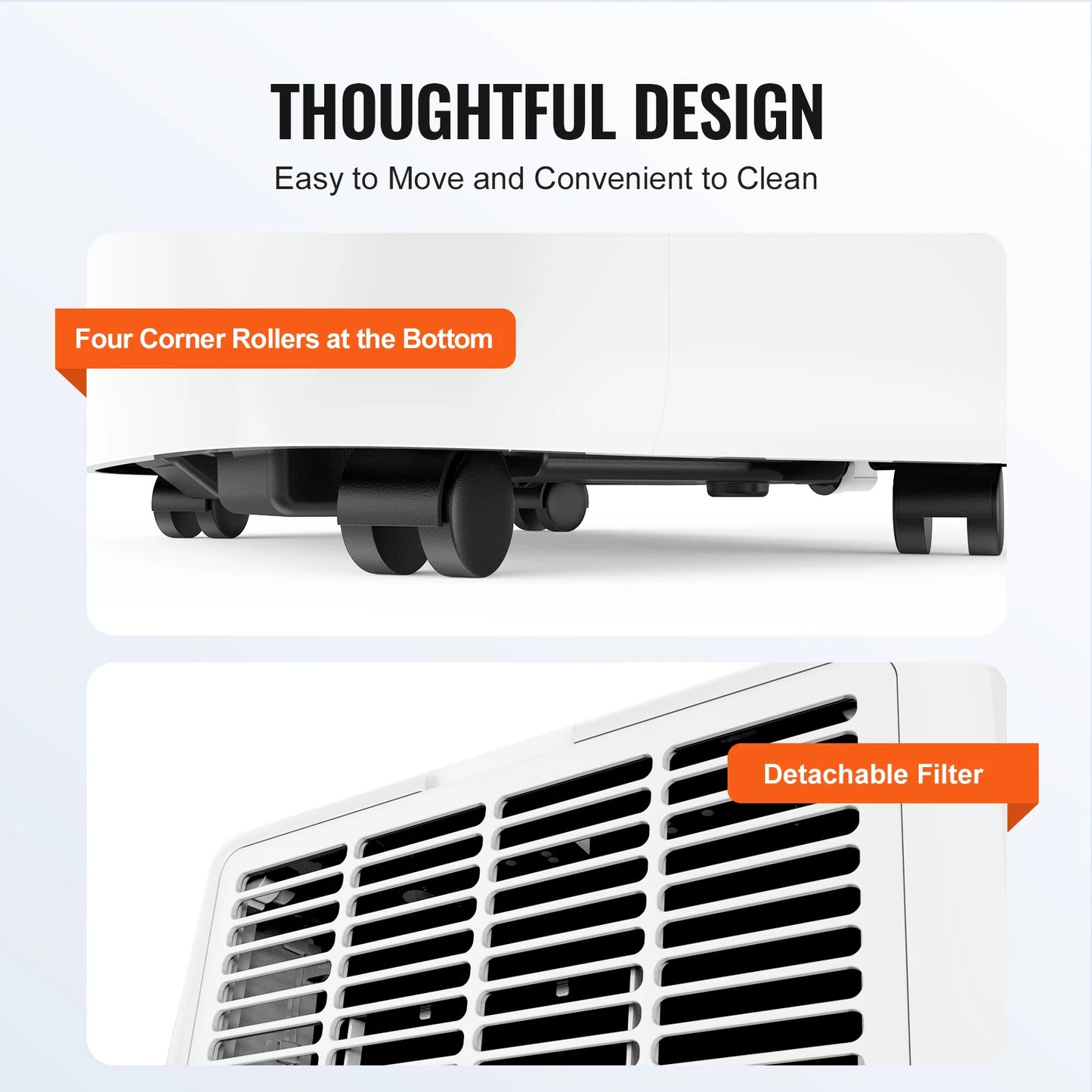 VEVOR 12,000 BTU Portable Air Conditioner – 3-in-1 Cooling, Dehumidifier & Fan for 550-700 Sq. Ft.