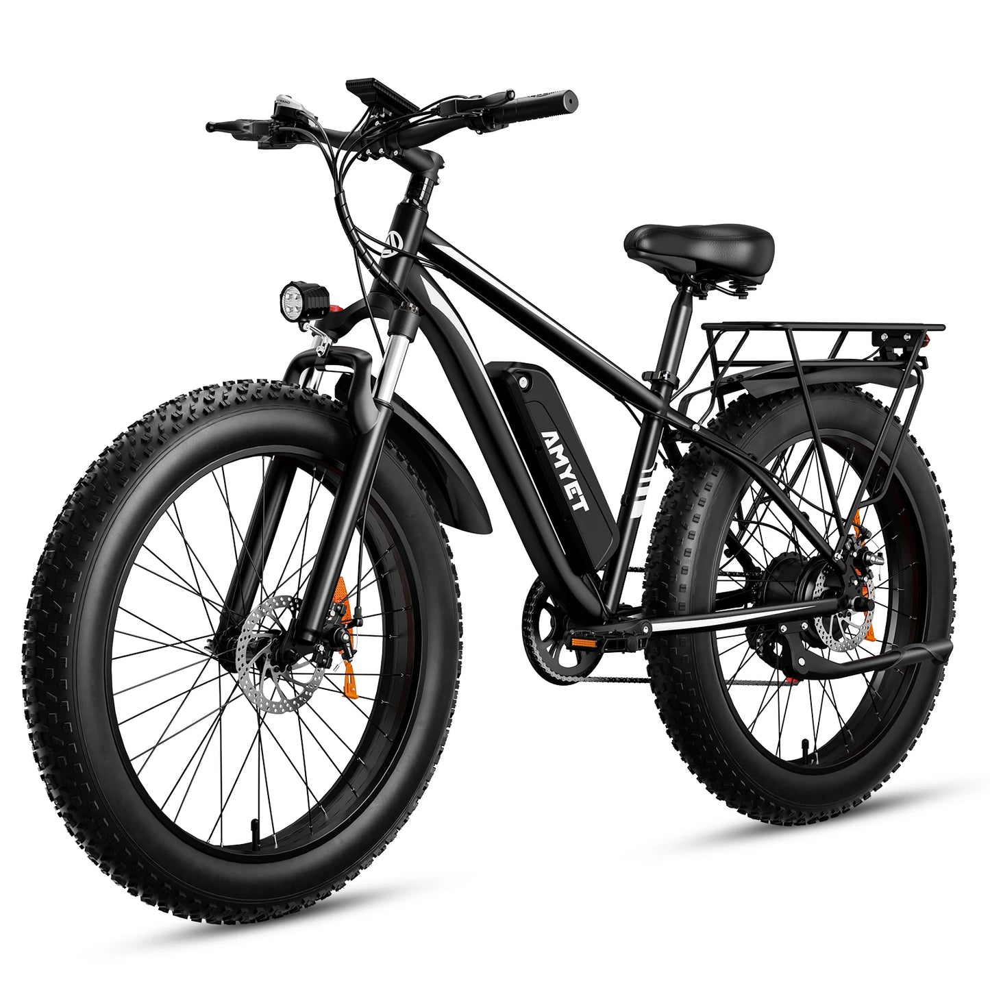 AMYET EB26 1000W Electric Bike with 26" Fat Tires & 48V Battery