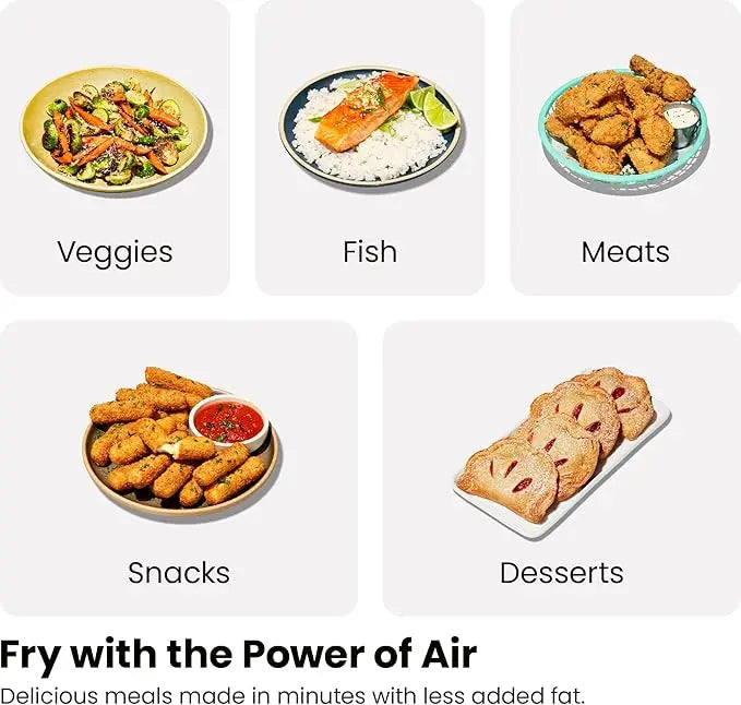 Chefman TurboFry® Touch 6-Quart Dual Basket Air Fryer – Sync Cook Finish, Hi-Fry Crisp Mode, Digital Touchscreen