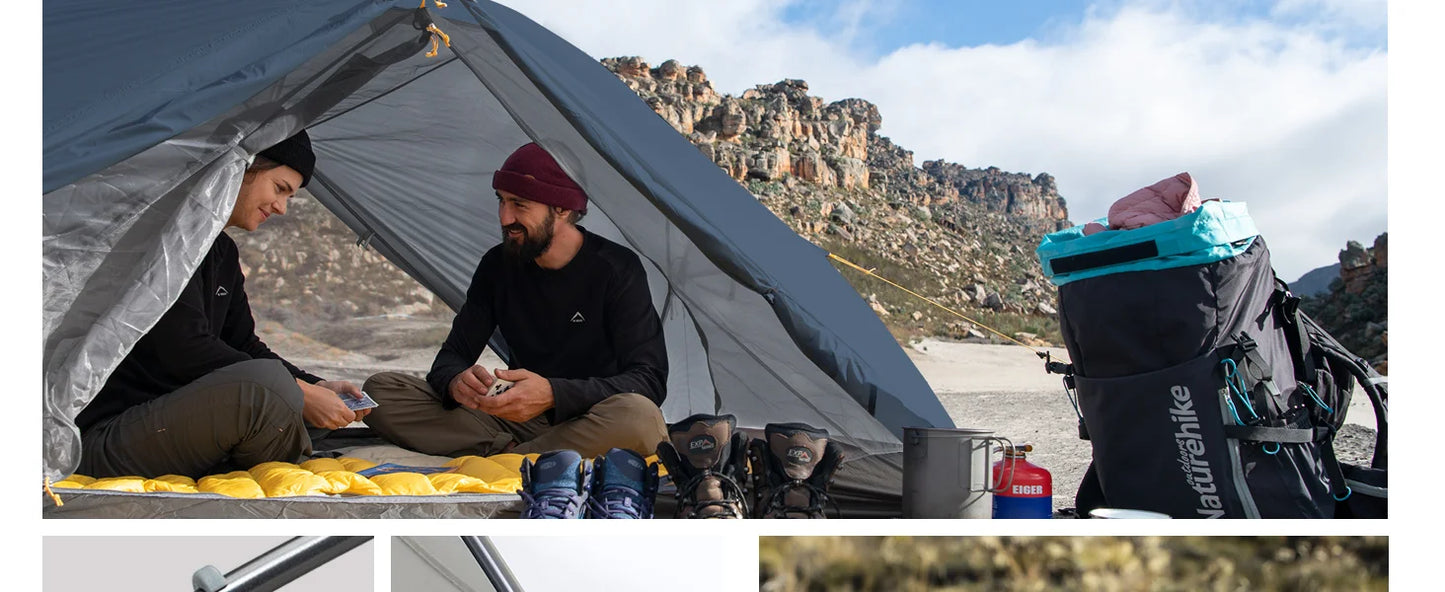 Naturehike Mongar Ultralight 2 Person Camping Tent Waterproof PU3000mm Double Layer Hiking Shelter