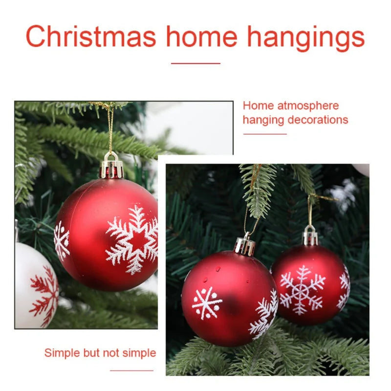12pcs/box 6cm Christmas Tree Ball Ornaments