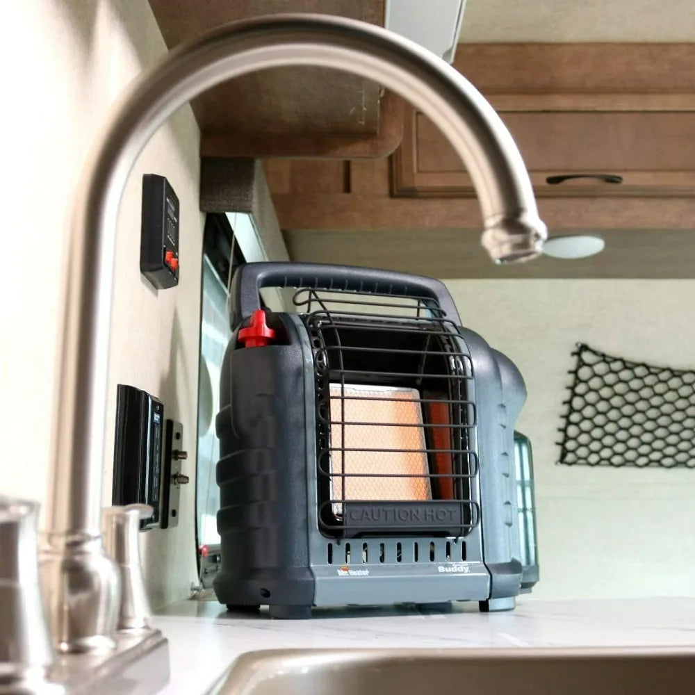 9,000 BTU Portable Buddy Radiant Propane Heater – Outdoor-Safe Heat for Campsites, Patios & More