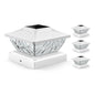 4/6/8/12 Pack 2 Mode Bright Solar Post Lights For Porches, Decks & Walkways