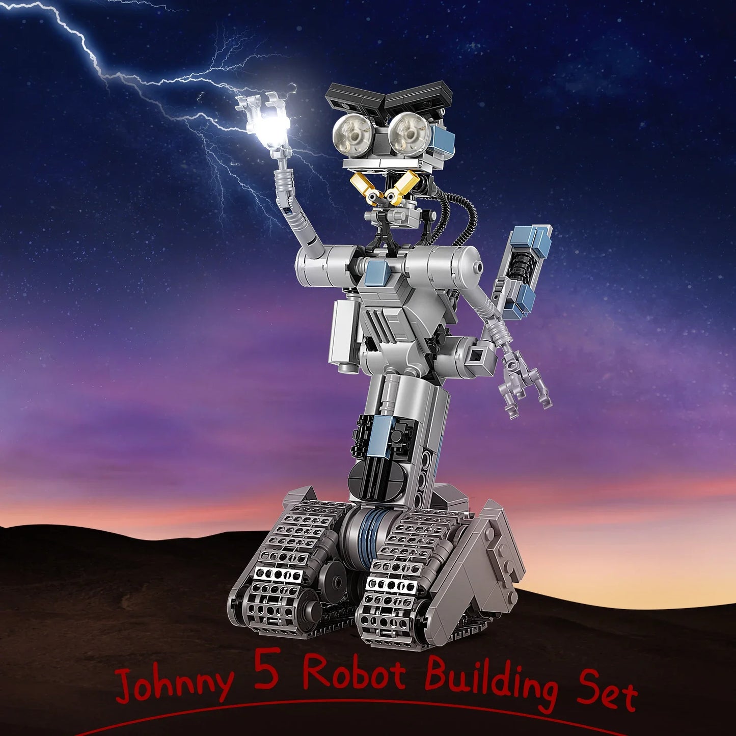 Johnny 5 Robot Building Blocks Set – 1176PCS  Perfect Gift For Kids, Collectors, and Nostalgic Fans