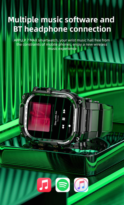 LOKMAT APPLLP 7 MAX Smart Watch Phone – 4G/5G Android Smartwatch with Rotating Camera, AMOLED Display, 3GB+32GB Storage