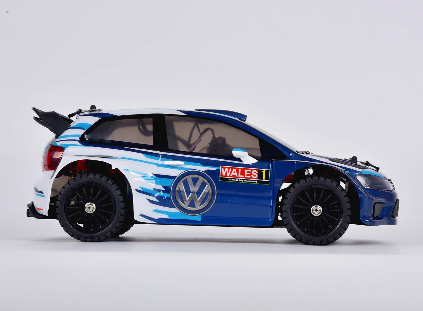 MJX Hyper Go 14304 1:14 Volkswagen Polo R WRC Brushless RC Car – 42KM/H Drift Rally Racer with Gyro, Lights & Metal Chassis