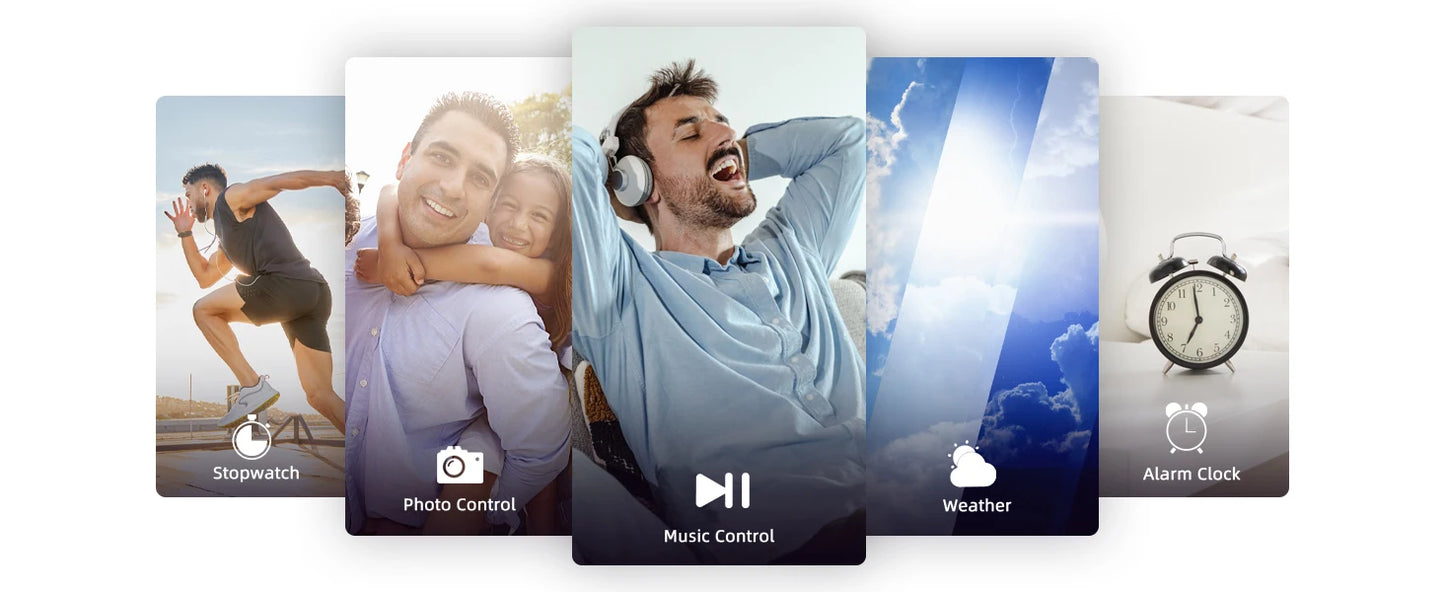 Nerunsa Smart Watch, 1.69" HD Touch Screen Fitness Watch, 25 Sports Modes Fitness Tracker, IP68 Waterproof Smartwatch.