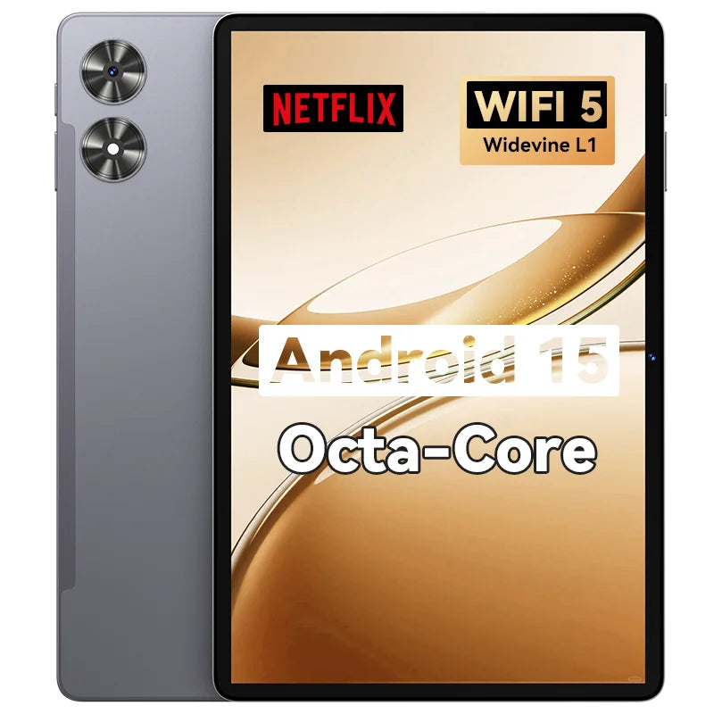 SVITOO 11-Inch Android 15 Tablet – 16GB RAM + 128GB ROM (1TB Expandable)