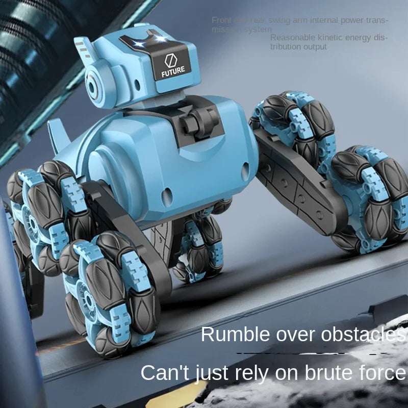 Rc dog robot Puppy Electronic Stunt car Dual Mode Music Song intelligent Mechanical Animals Spray Control for Kids Boys Gifts