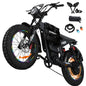 BAOLUJIE DM01 Motor Electric Bicycle 60V 30AH Battery Max Speed 42 MPH Electric Bike E-Bike Electric Motorcycle【1 Year Warranty】