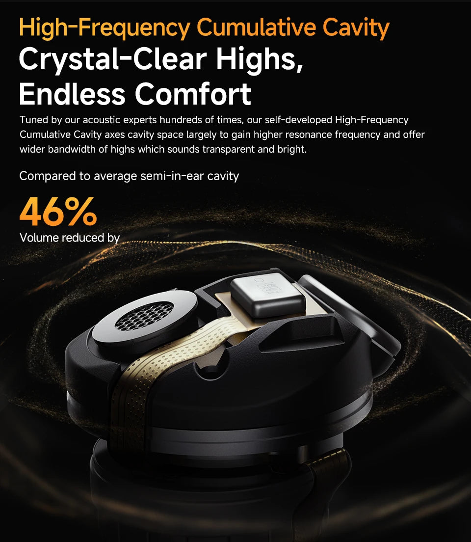 QCY HT10 AilyBuds Pro+ ANC Wireless Earphone Al Audio Hi-res with LDAC Bluetooth 5.3 Earbuds Adaptive ANC Multipoint Connection