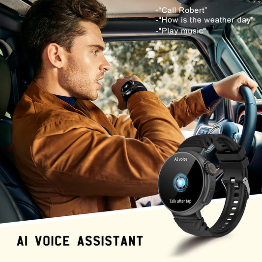 GT88 Men’s Sports Smart Watch – Bluetooth Calling, Music Playback, Fitness Tracking & IP67 Waterpr