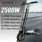 X750 Electric Scooter – 2500W Motor, 65km/h Speed, 80km Range, Dual Suspension, Disc Brakes, Foldable Frame