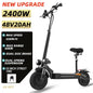 6000W 72V Electric Scooter – High-Speed Off-Road eScooter with Seat, Dual Drive, and LCD Display
